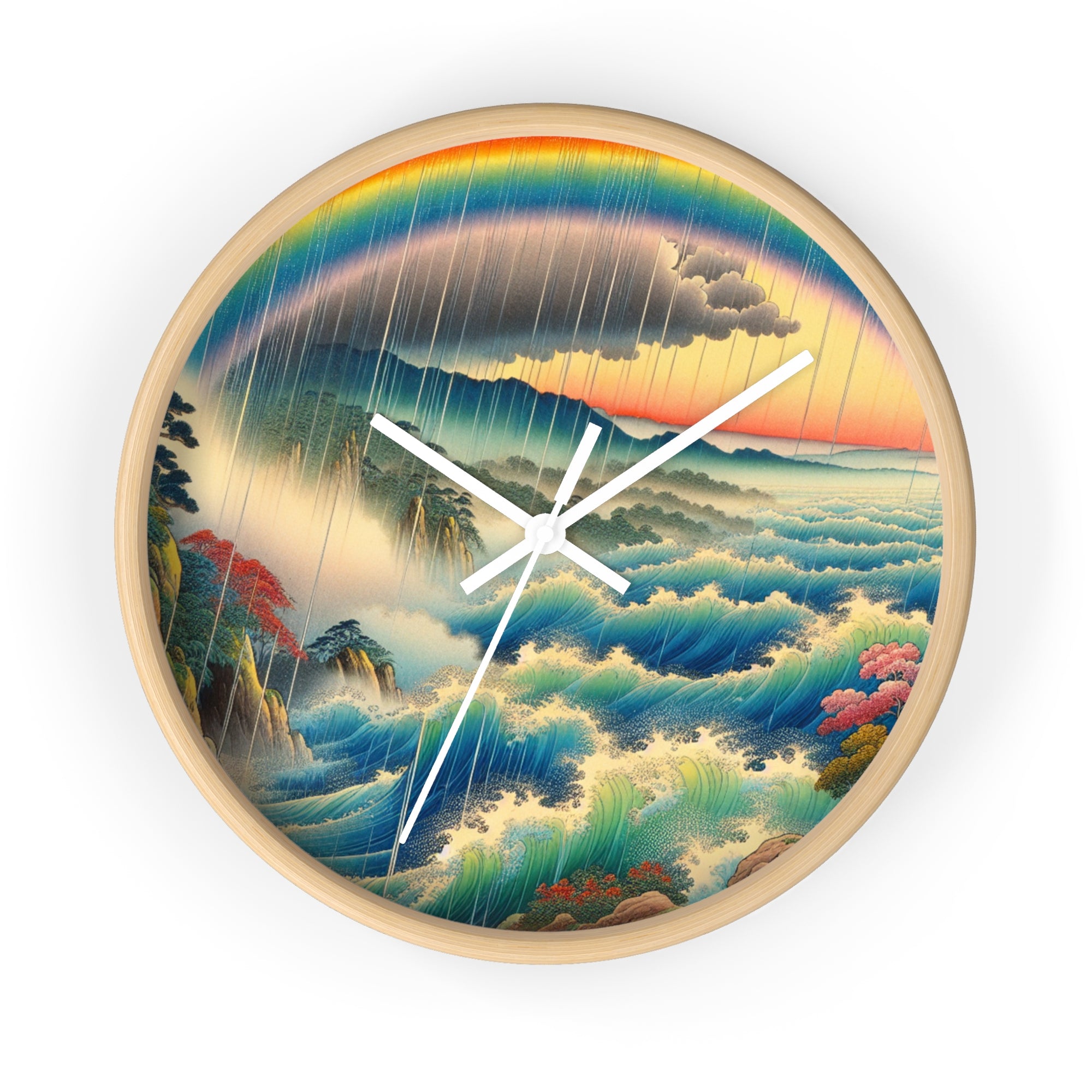 Rainbow Day Wall Clock